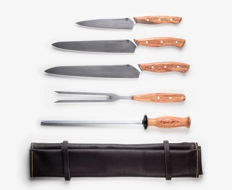 Kit de facas de chef profissional