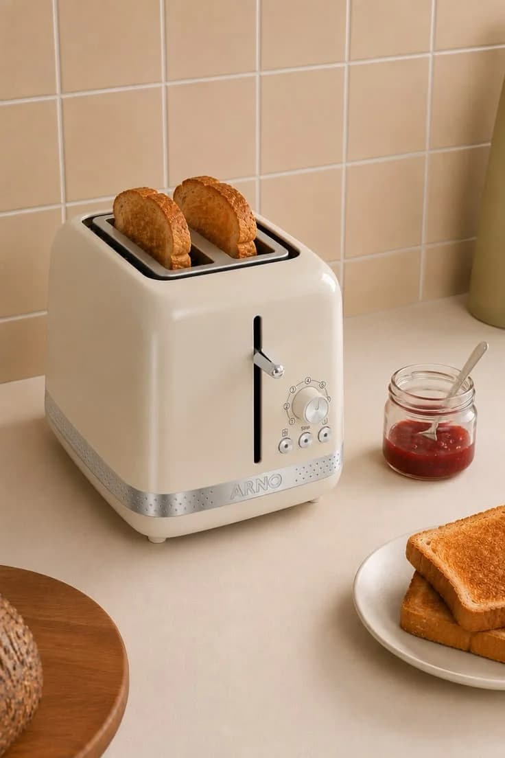 Torradeira de pães com ajuste de tostagem