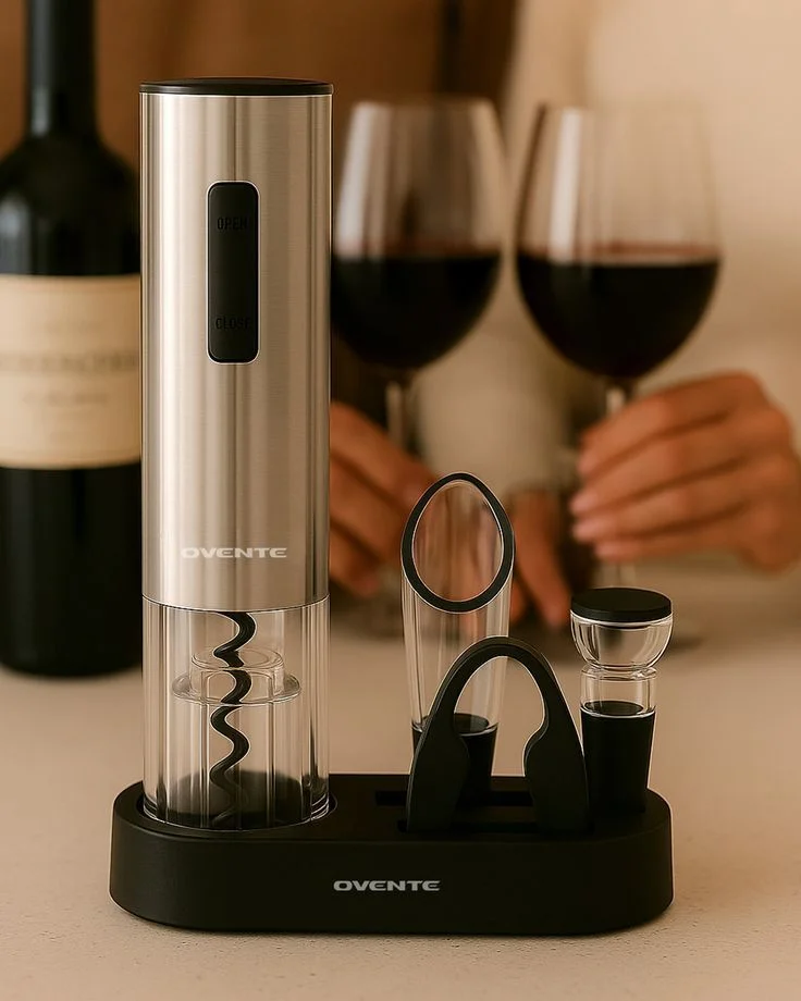Abridor de vinho elétrico automático