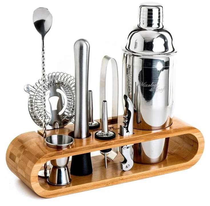 Kit de canudos e dosadores de inox